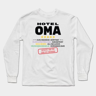 Hotel Oma Lustige Geschenkidee Long Sleeve T-Shirt